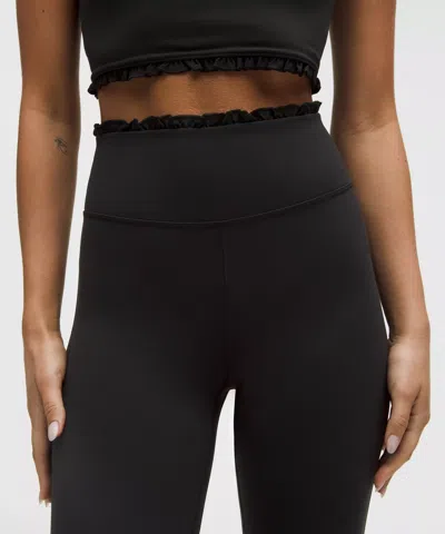 Lululemon Nulu Ruffle-trim Flared Pant In Black