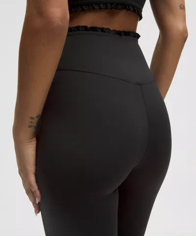 Lululemon Nulu Ruffle-trim Flared Pant In Black