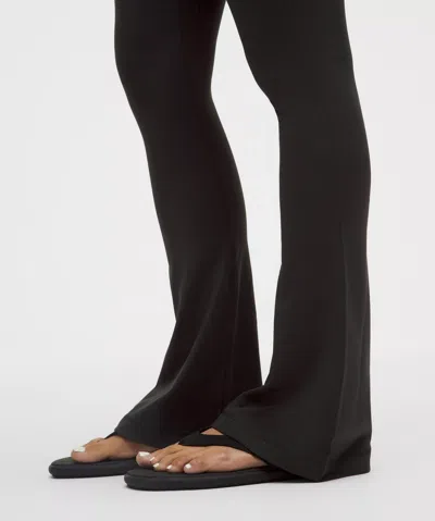 Lululemon Nulu Ruffle-trim Flared Pant In Black