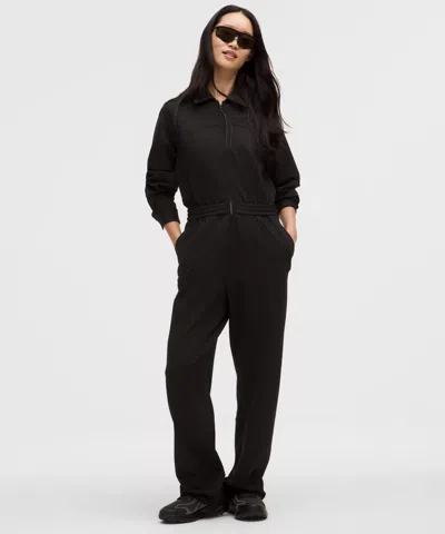 Lululemon Ponte Relaxed-fit Jumpsuit In Black
