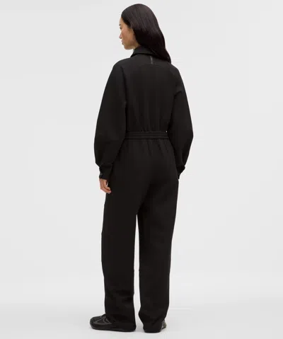 Lululemon Ponte Relaxed-fit Jumpsuit In Black
