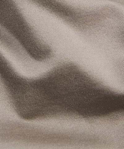 Lululemon Satin Spaghetti-strap Yoga Bra In Gray