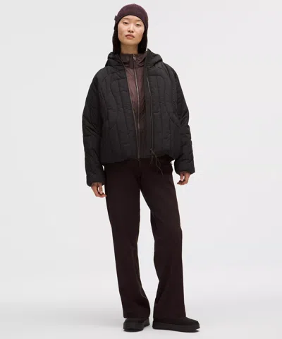 Lululemon Softmatte Insulated Oversized Jacket In Black
