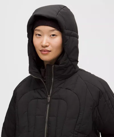 Lululemon Softmatte Insulated Oversized Jacket In Black