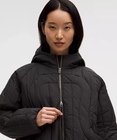 Lululemon Softmatte Insulated Oversized Jacket In Black