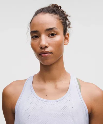 Lululemon Swiftly Mesh-back Tank Top In White