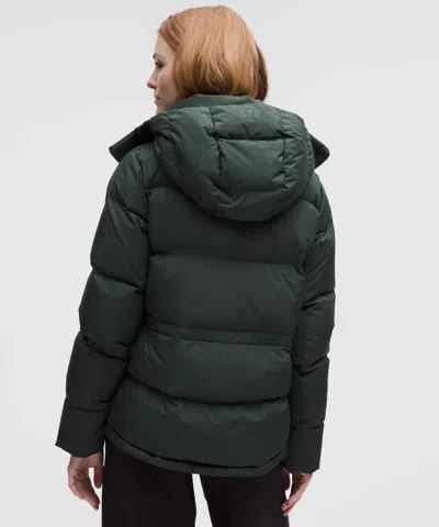 Lululemon Women's Wunder Puff 600-down-fill Jacket In Green
