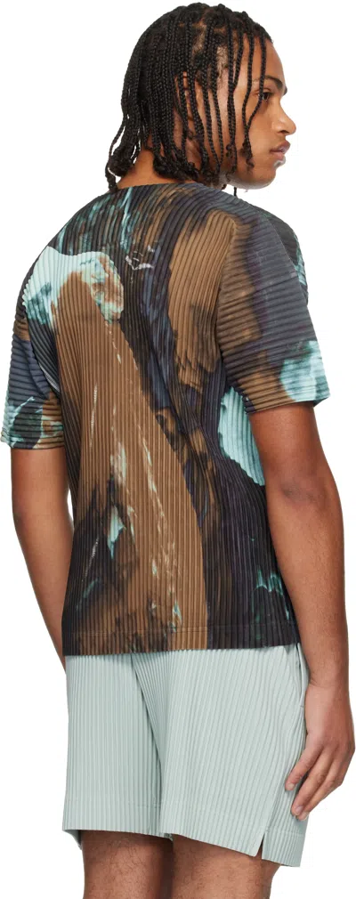 Issey Miyake Multicolor Agate T-shirt In Multi