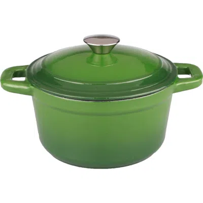 Berghoff International Neo 7 Quart Cast Iron Round Covered Pot In Green