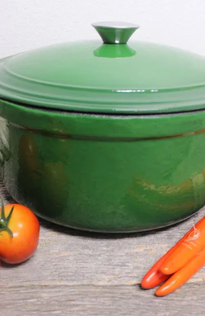 Berghoff International Neo 7 Quart Cast Iron Round Covered Pot In Green