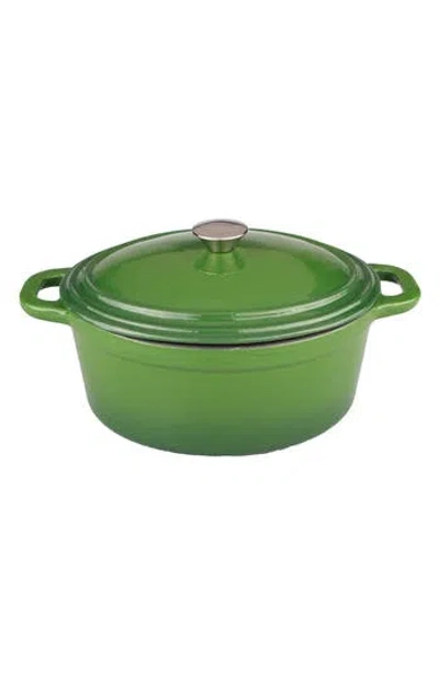Berghoff International Neo 8qt Oval Cast Iron Cov Casserole In Green