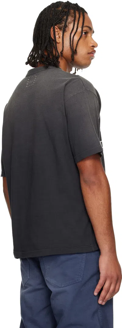 Visvim Jumbo Printed Cotton-blend T-shirt In Black