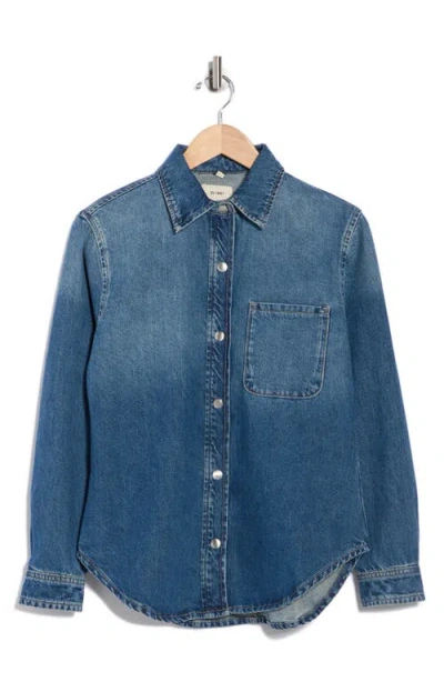 Dl1961 Ines Denim Button-up Shirt In Blue