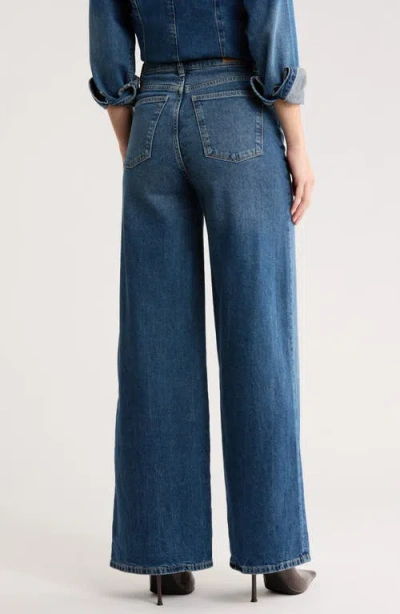 Dl1961 Hepburn High Waist Wide Leg Jeans In Blue