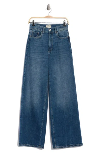 Dl1961 Hepburn High Waist Wide Leg Jeans In Blue