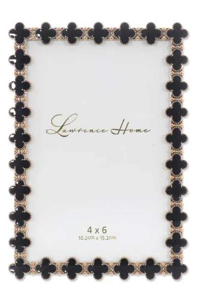 Lawrence Frames Black Enamel Clover Picture Frame In Black