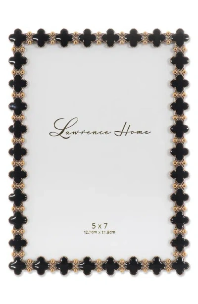 Lawrence Frames Black Enamel Clover Picture Frame In Black