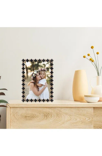 Lawrence Frames Black Enamel Clover Picture Frame In Black