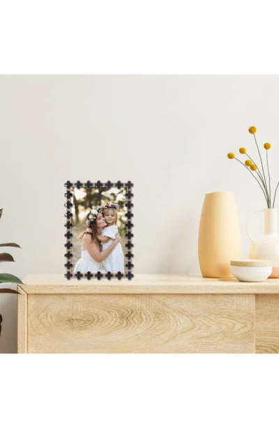 Lawrence Frames Black Enamel Clover Picture Frame In Black