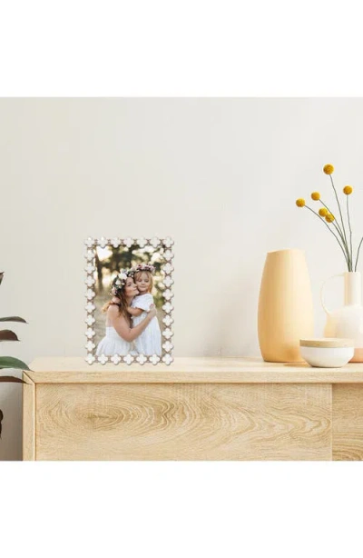 Lawrence Frames White Enamel Clover Picture Frame In White