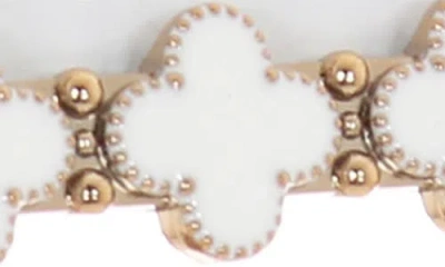 Lawrence Frames White Enamel Clover Picture Frame In White