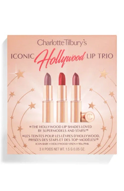 Charlotte Tilbury Charlotte's Iconic Hollywood Lip Trio - Limited Edition Kit In Multi