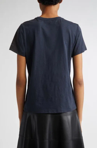 Cinq À Sept Cinq A Sept Paris New York Crewneck Tee In Blue