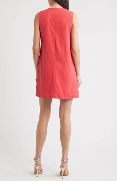 Sister Jane Field Crystal Cotton Minidress In Red