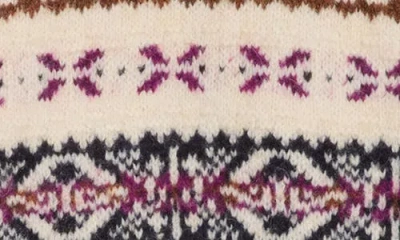 Rdi Fair Isle Pullover Sweater In White
