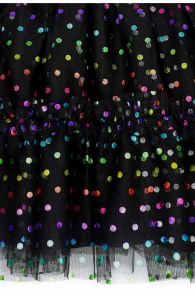 Zunie Kids' Drop Waist Sequin Tutu Dress In Black