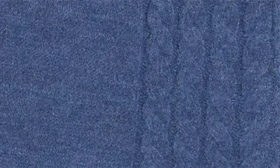 Cyrus Double Zip Cardigan In Blue