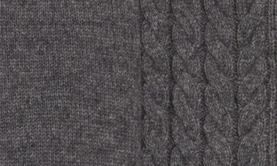 Cyrus Double Zip Cardigan In Gray