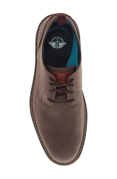 Dockers Mens Easedale Dress Casual Lace Up Oxford Shoe In Brown