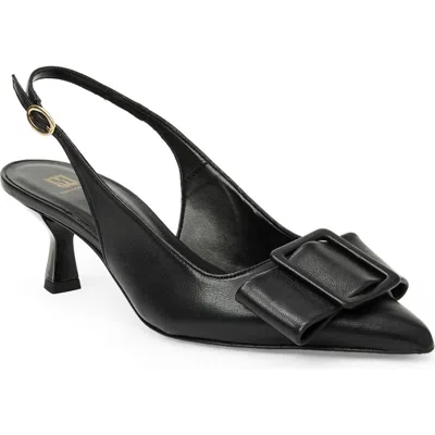 Bruno Magli Mona Pointed Toe Slingback Pump In Black