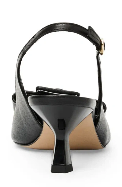 Bruno Magli Mona Pointed Toe Slingback Pump In Black