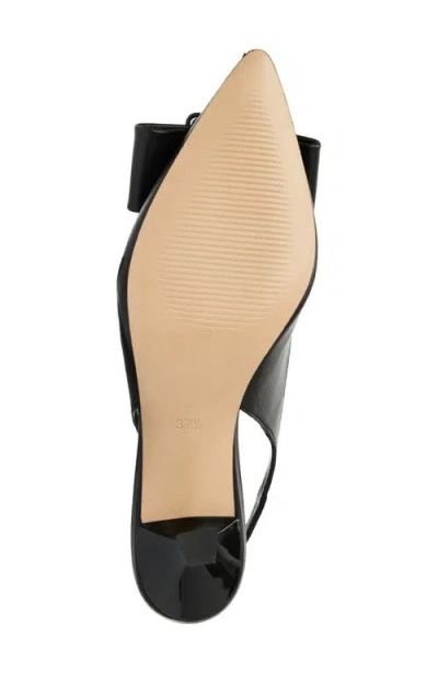 Bruno Magli Mona Pointed Toe Slingback Pump In Black