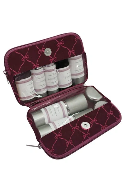 Mytagalongs Double Zip Easy View Pouch In Multi