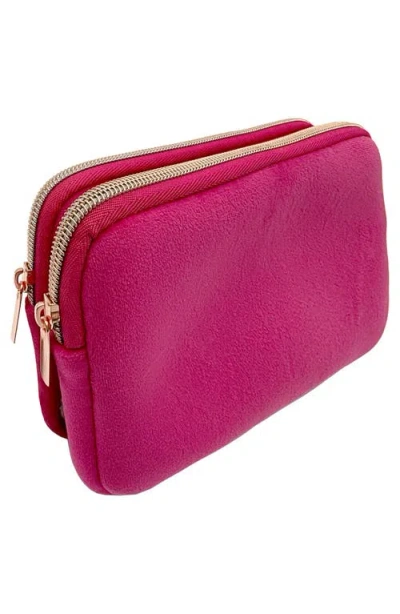 Mytagalongs Double Zip Easy View Pouch In Multi