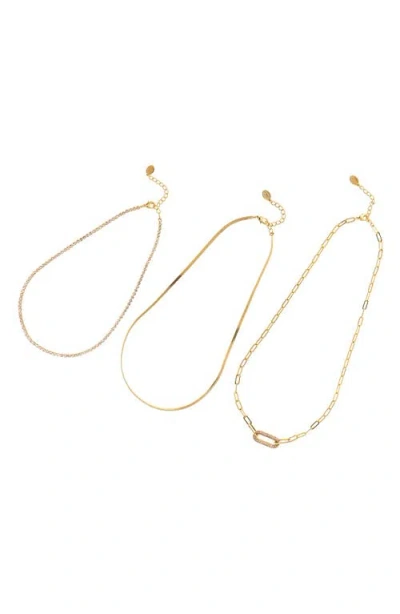 Rivka Friedman 18k Plated Cz Necklace In Gold