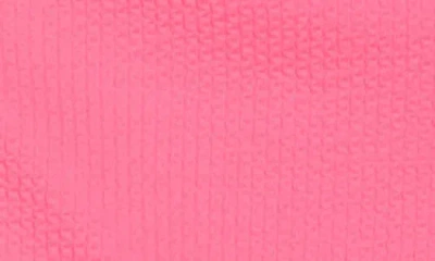 Nike Elevated Essential High Neck Bikini Top In Pink