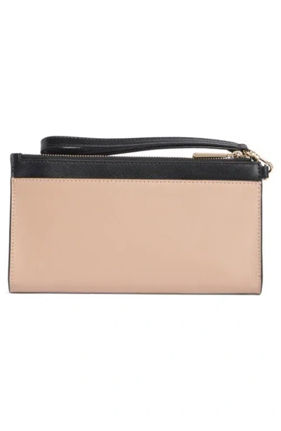 Kate Spade New York Madison Double Zip Wristlet Wallet In Brown