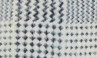 Love Token Notch Collar Printed Sweater In Blue