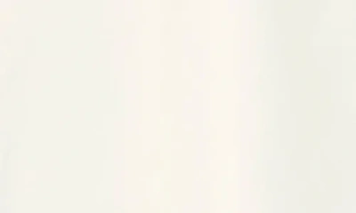 Area Stars Empire Waist Long Sleeve Satin Dress In Neutral