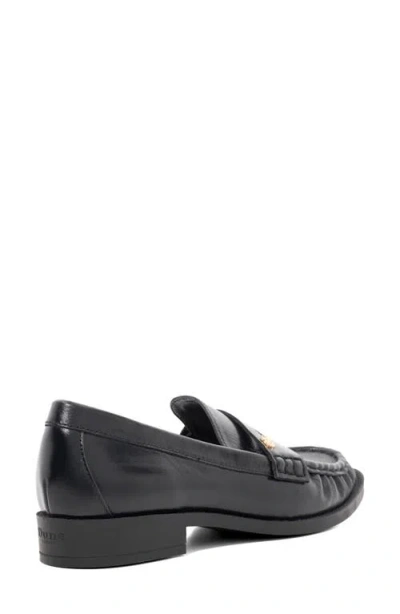 Dune London Galex Penny Loafer In Black