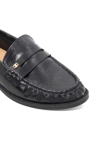Dune London Galex Penny Loafer In Black