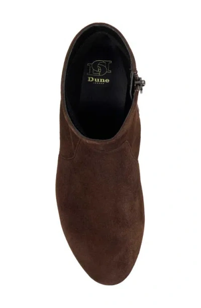 Dune London Pardy Bootie In Brown
