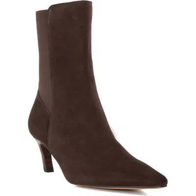 Dune London Orlai Pointed Toe Bootie In Brown