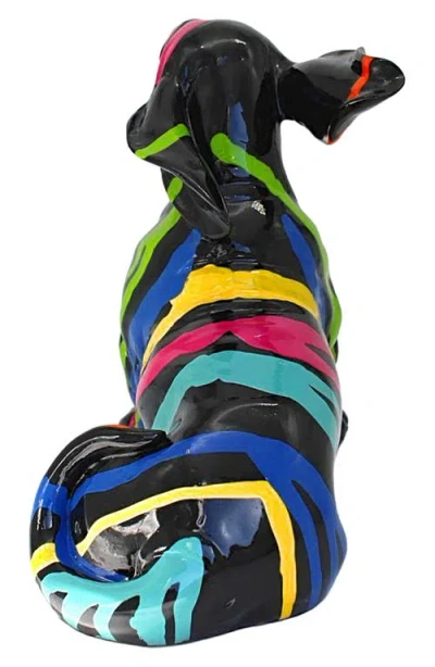 Interior Illusions Graffiti Windy Sitting Puppy Statue In Multi
