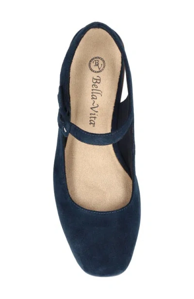 Bella Vita Andie Slingback Flat In Blue