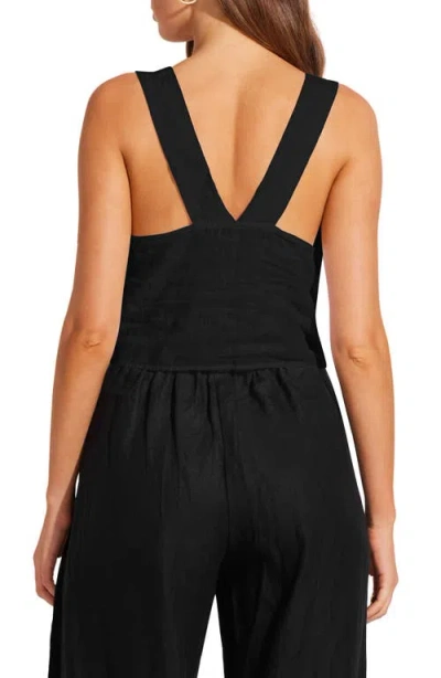 Vitamin A Tallows Crop Top Black In Black